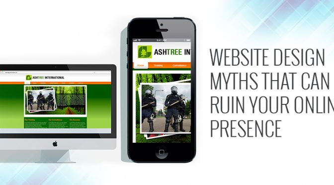 Website Design Myths that can Ruin Your Online Presence