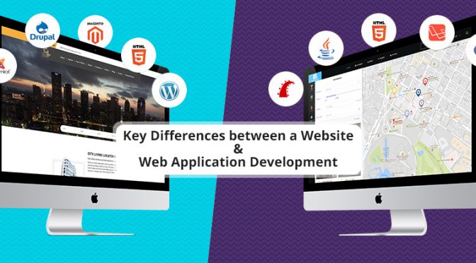 Key Differences between a Website & Web Application Development