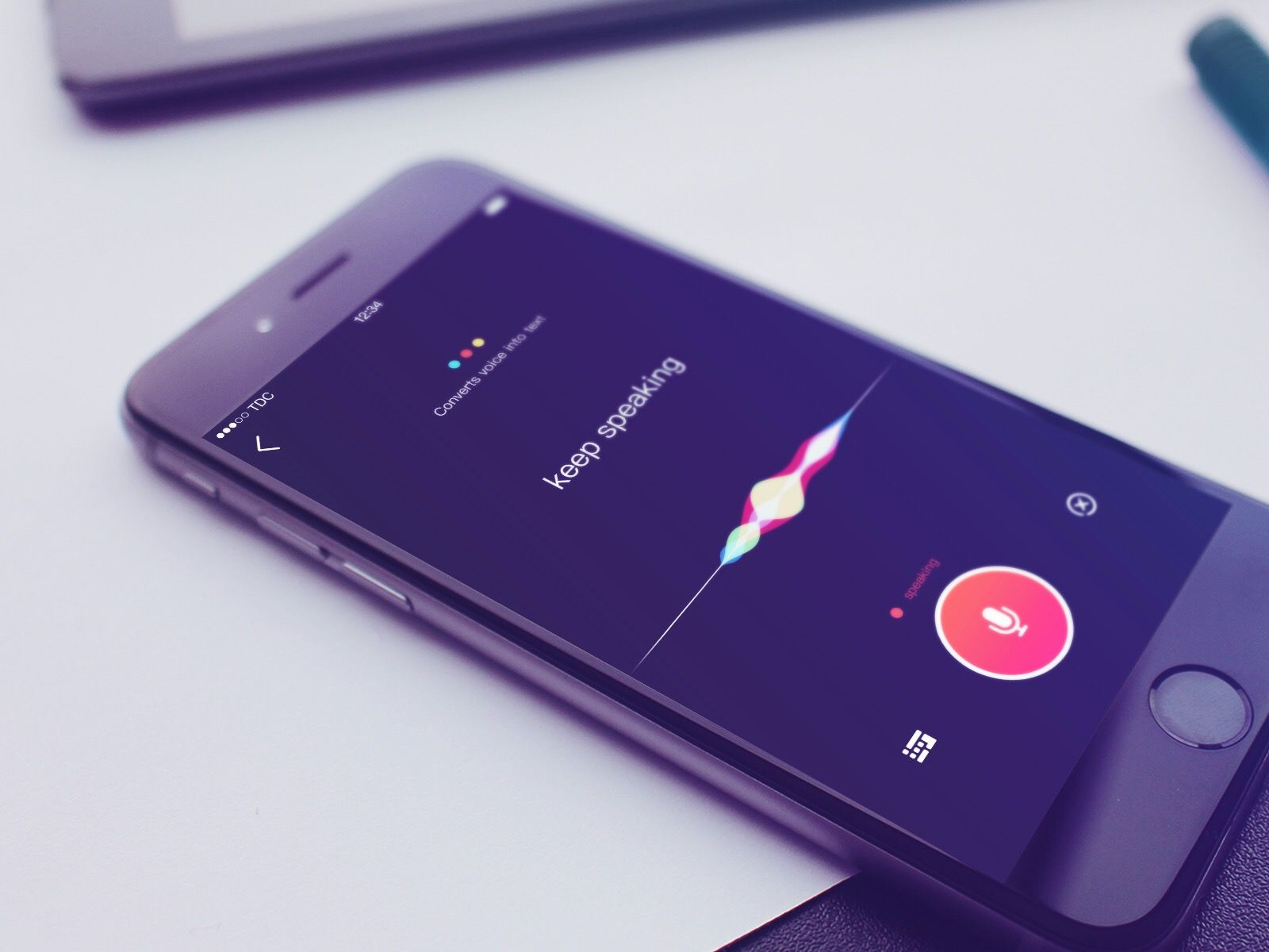 Voice Interface App Design 