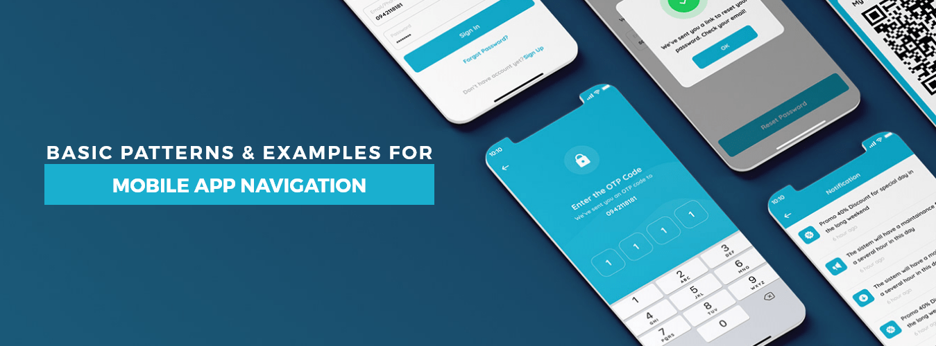 Basic Patterns & Examples for Mobile App Navigation