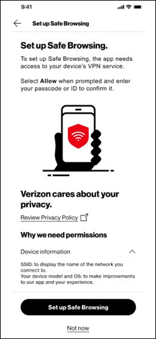 Verizon's Digital Secure App