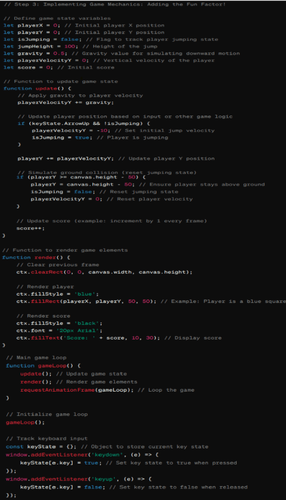 how to code a game in Javascript | AppVerticals