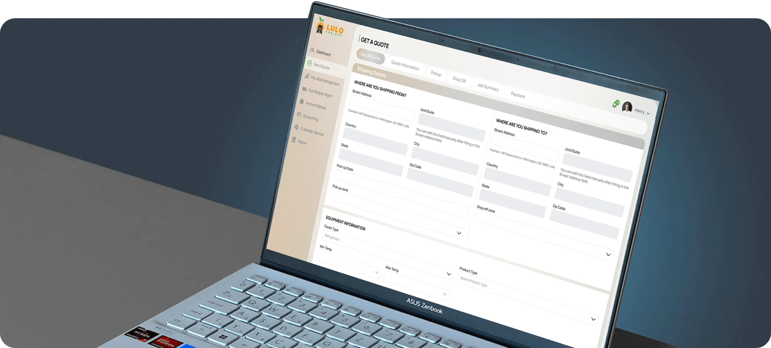 Lulo Freight | Unified Logistics Platform for Efficiency